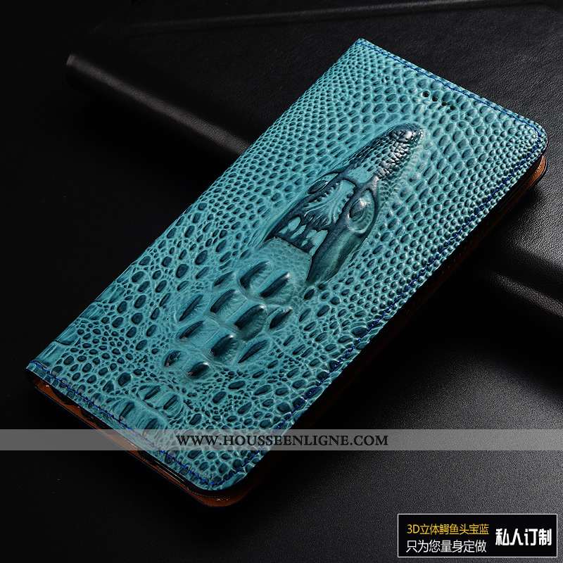 Housse Nokia 5.1 Plus Protection Cuir Véritable Étui Coque Jaune Téléphone Portable
