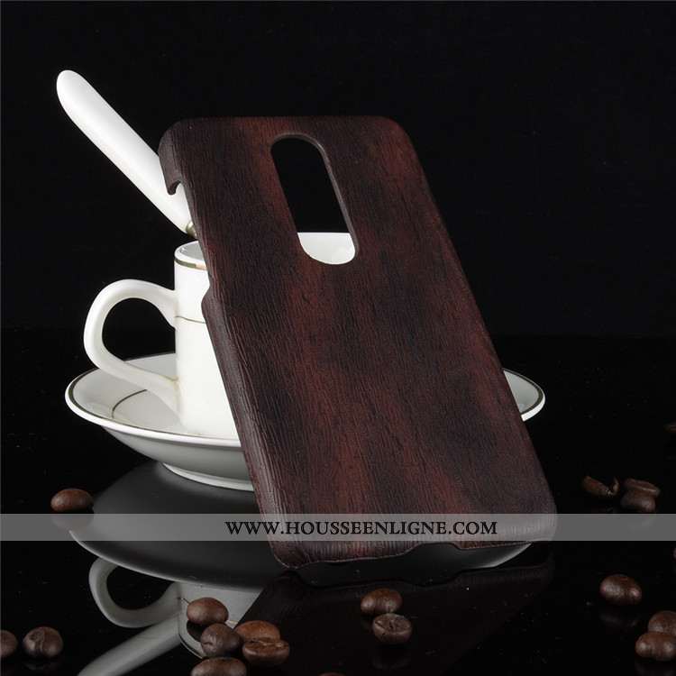 Housse Nokia 5.1 Plus Protection En Bois Couvercle Arrière Difficile Modèle Fleurie Incassable Télép