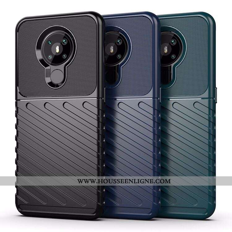 Housse Nokia 5.3 Coque Couvercle Arrière Noir Téléphone Portable Incassable