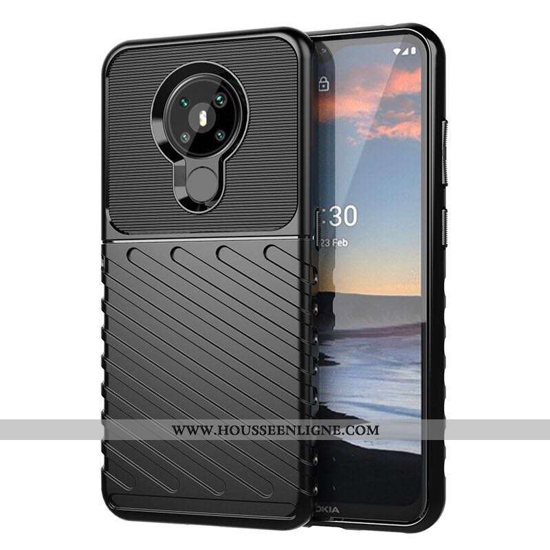 Housse Nokia 5.3 Coque Couvercle Arrière Noir Téléphone Portable Incassable