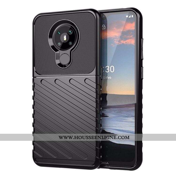 Housse Nokia 5.3 Coque Couvercle Arrière Noir Téléphone Portable Incassable
