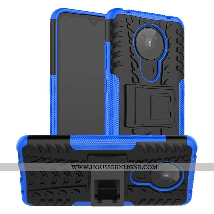 Housse Nokia 5.3 Délavé En Daim Personnalité Silicone Téléphone Portable Coque Tout Compris Orange