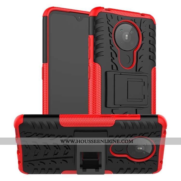 Housse Nokia 5.3 Délavé En Daim Personnalité Silicone Téléphone Portable Coque Tout Compris Orange