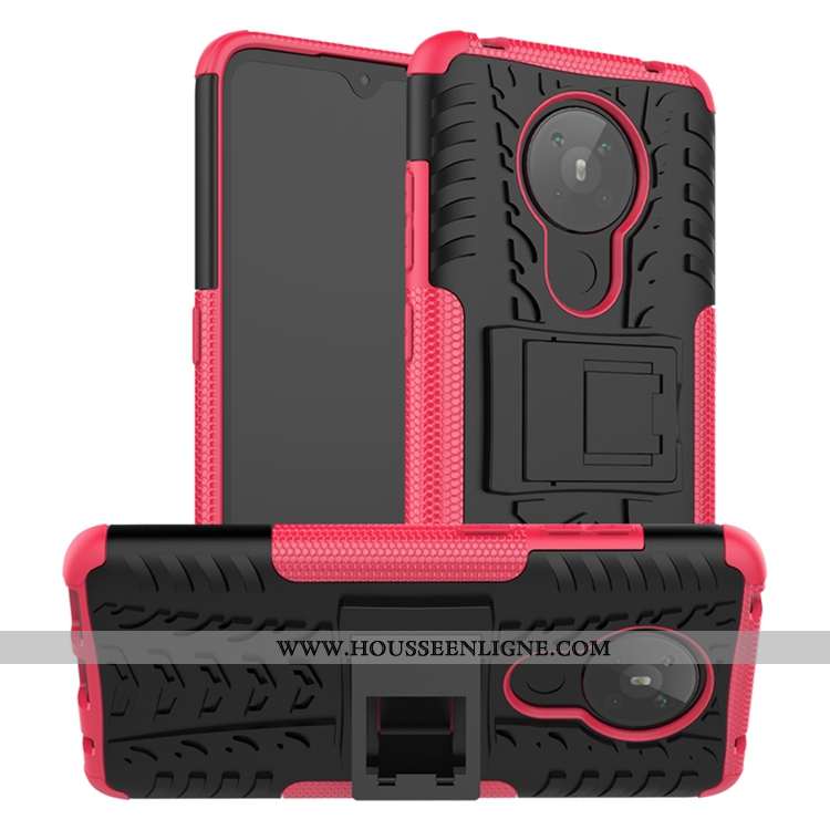 Housse Nokia 5.3 Délavé En Daim Personnalité Silicone Téléphone Portable Coque Tout Compris Orange