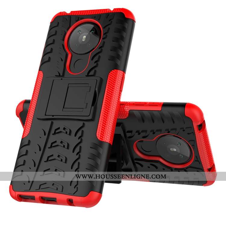 Housse Nokia 5.3 Délavé En Daim Personnalité Silicone Téléphone Portable Coque Tout Compris Orange