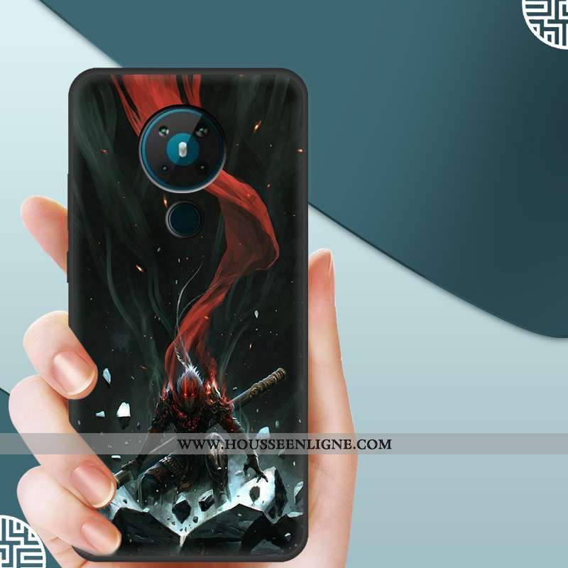 Housse Nokia 5.3 Silicone Mode Incassable Bleu Tendance Protection Téléphone Portable
