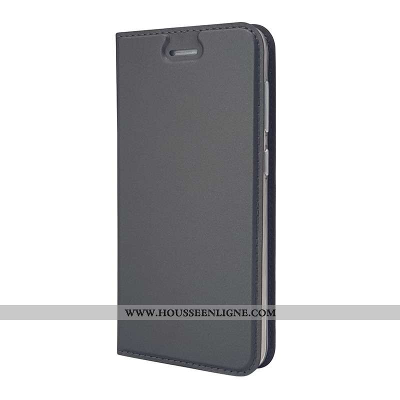 Housse Nokia 6.1 Cuir Fluide Doux Nouveau Silicone Clamshell 2020 Noir