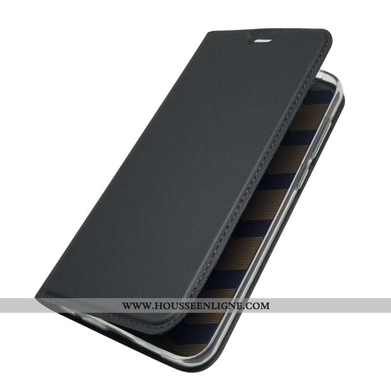 Housse Nokia 6.1 Cuir Fluide Doux Nouveau Silicone Clamshell 2020 Noir