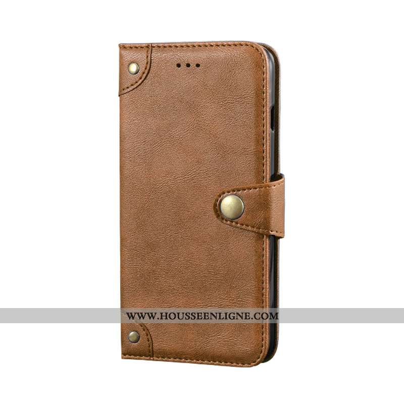 Housse Nokia 6.1 Protection Portefeuille Téléphone Portable Cuir Kaki Coque 2020 Khaki