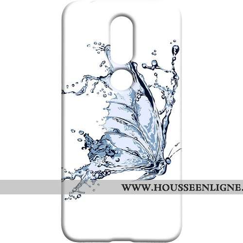 Housse Nokia 7.1 Protection Délavé En Daim Difficile Coque Téléphone Portable Art Rouge