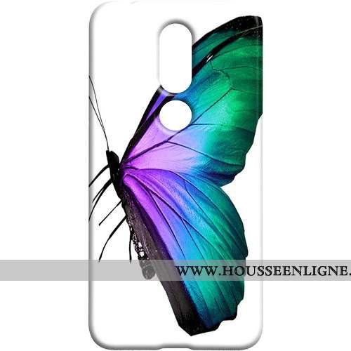 Housse Nokia 7.1 Protection Délavé En Daim Difficile Coque Téléphone Portable Art Rouge