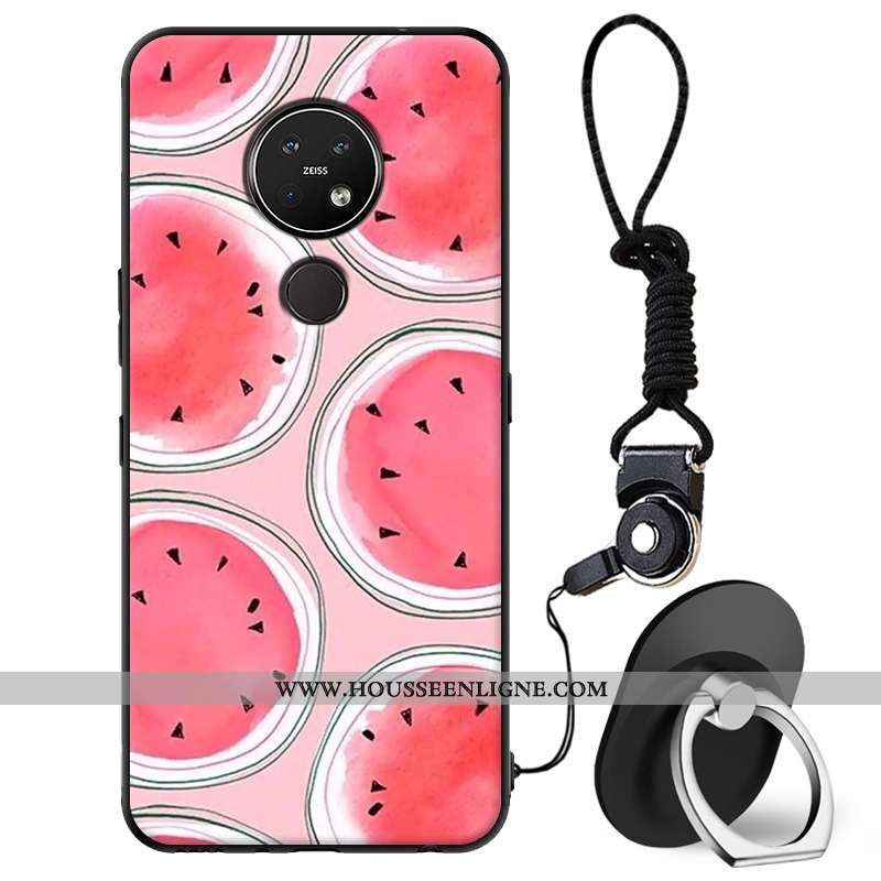 Housse Nokia 7.2 Dessin Animé Tendance Coque Tout Compris Étui Protection Téléphone Portable Beige