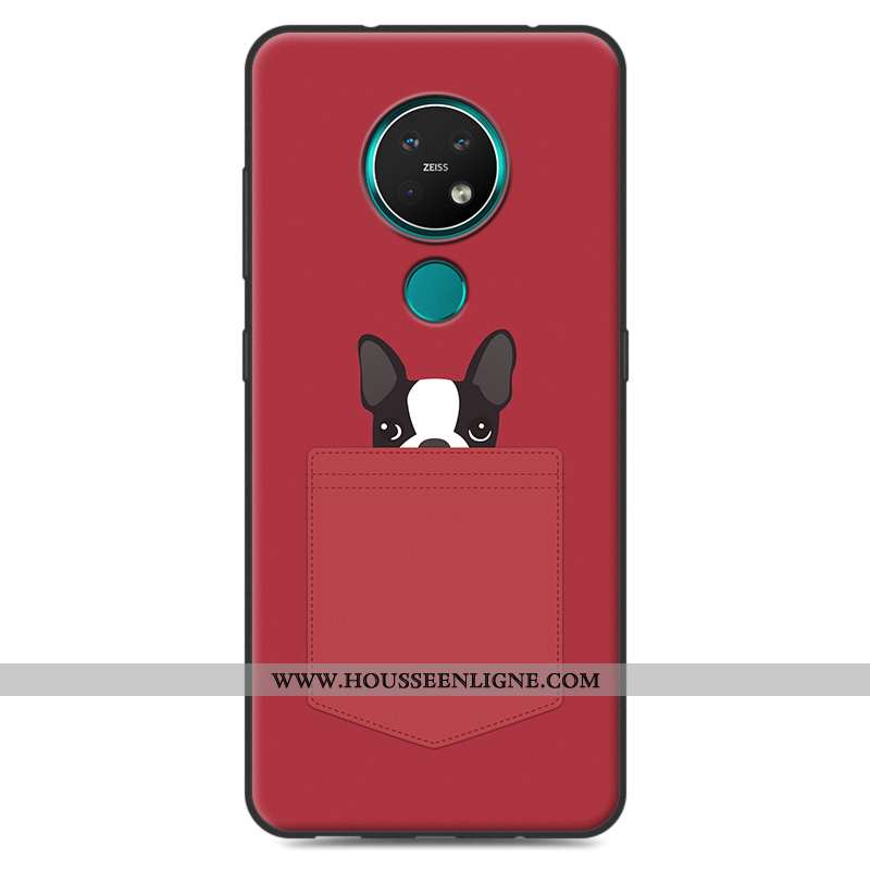 Housse Nokia 7.2 Protection Délavé En Daim Coque Étui Téléphone Portable Fluide Doux Dessin Animé Be