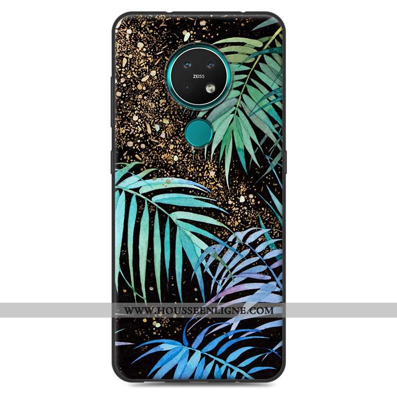 Housse Nokia 7.2 Protection Délavé En Daim Coque Étui Téléphone Portable Fluide Doux Dessin Animé Be