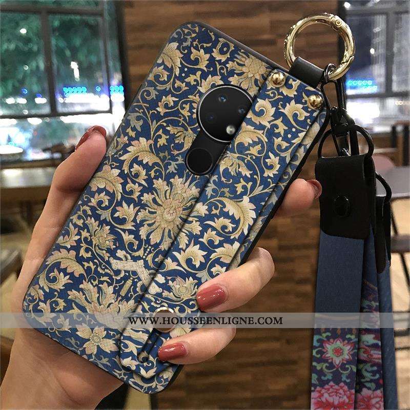 Housse Nokia 7.2 Protection Ornements Suspendus Vent Palais Support Tendance Ethnique Rose