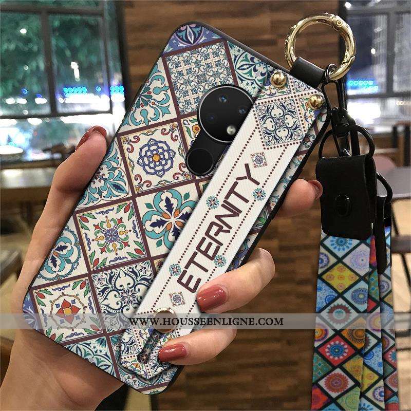 Housse Nokia 7.2 Protection Ornements Suspendus Vent Palais Support Tendance Ethnique Rose