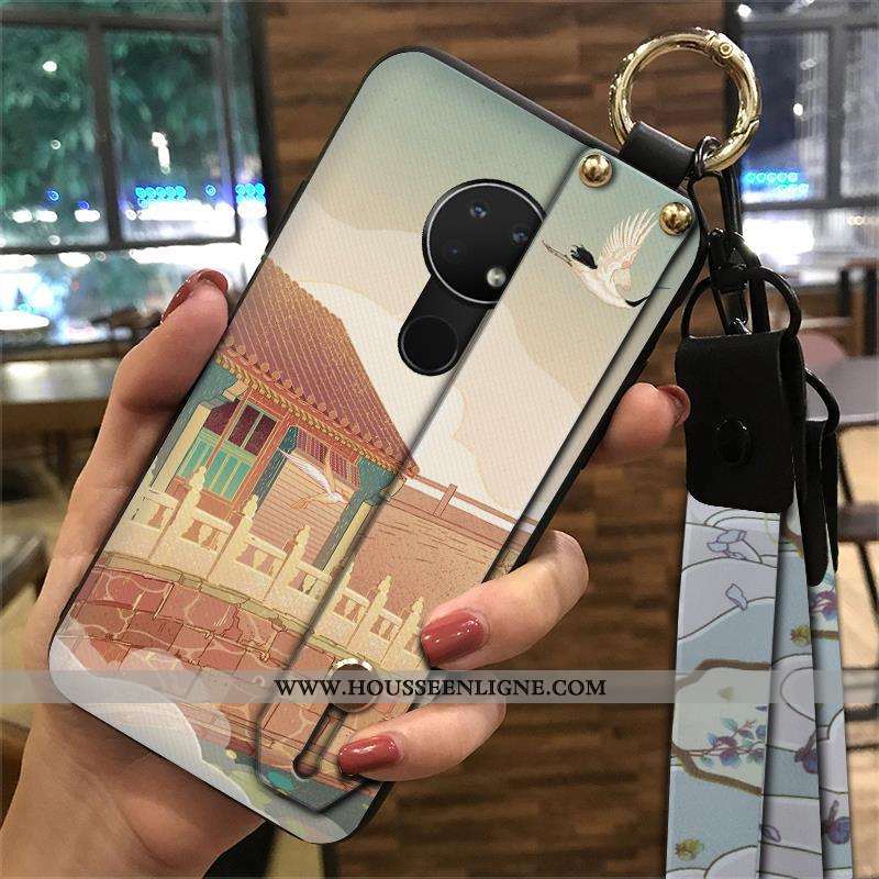 Housse Nokia 7.2 Protection Ornements Suspendus Vent Palais Support Tendance Ethnique Rose