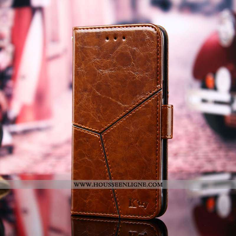 Housse Nokia 8.1 Fluide Doux Cuir Téléphone Portable Coque Tout Compris Rouge