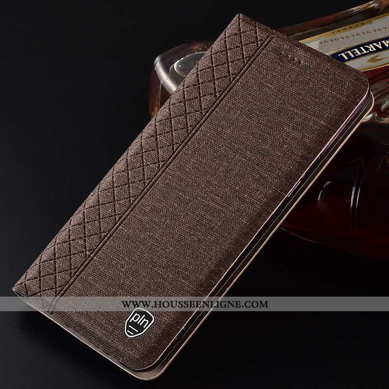 Housse Nokia 8.1 Protection Mesh Téléphone Portable Tout Compris Lin Coque Marron