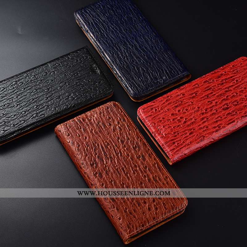 Housse Nokia 8 Sirocco Cuir Véritable Protection Tout Compris Incassable Haute Coque Bleu Foncé