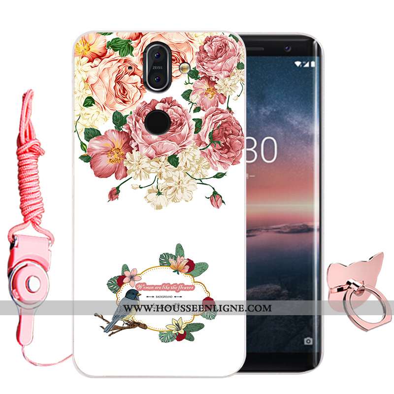 Housse Nokia 8 Sirocco Protection Fluide Doux Membrane Noir Incassable Haute Téléphone Portable