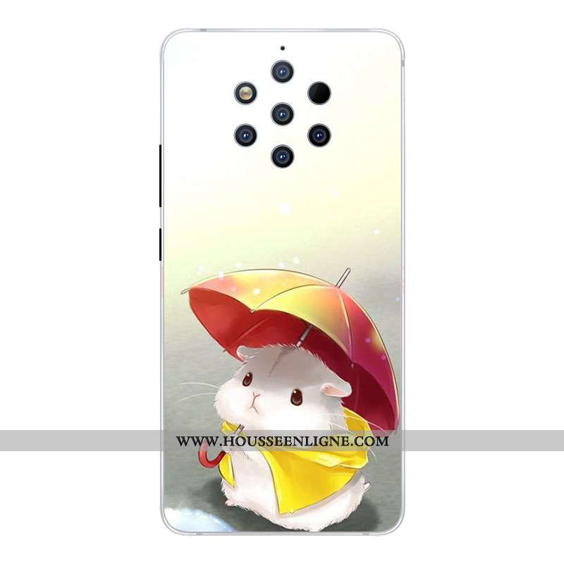Housse Nokia 9 Pureview Créatif Dessin Animé Étui Incassable Rose Coque Téléphone Portable
