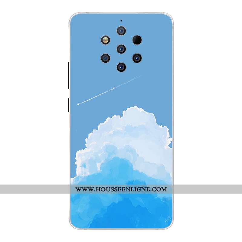 Housse Nokia 9 Pureview Créatif Dessin Animé Étui Incassable Rose Coque Téléphone Portable