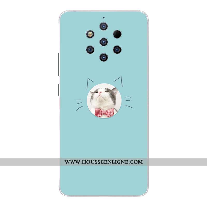 Housse Nokia 9 Pureview Créatif Dessin Animé Étui Incassable Rose Coque Téléphone Portable