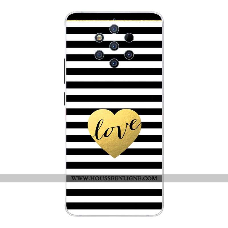 Housse Nokia 9 Pureview Créatif Dessin Animé Étui Incassable Rose Coque Téléphone Portable