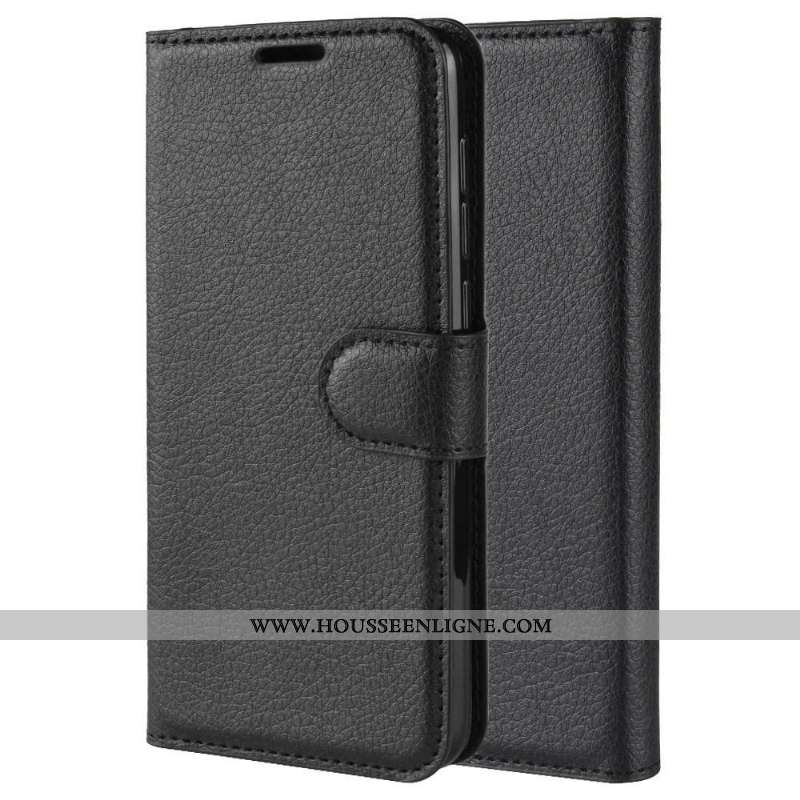 Housse Nokia 9 Pureview Modèle Fleurie Cuir Litchi Téléphone Portable Coque Violet Étui
