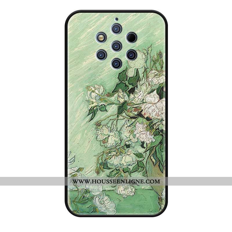 Housse Nokia 9 Pureview Protection Luxe Téléphone Portable Blanc Coque Rose Haute Verte