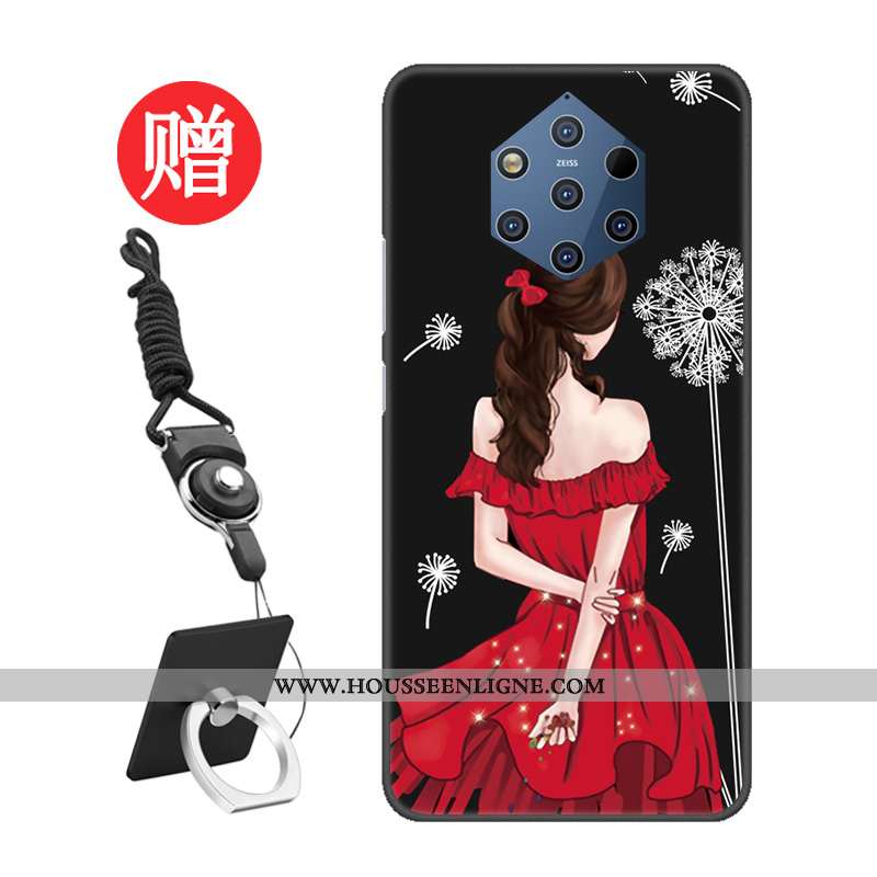 Housse Nokia 9 Pureview Protection Tempérer Gris Pu Modèle Membrane Étui