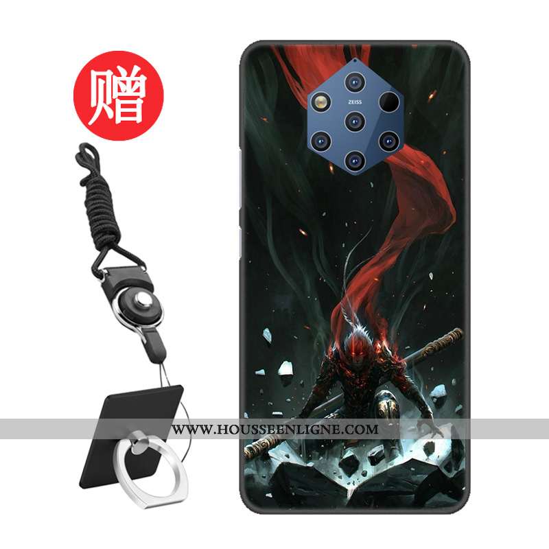 Housse Nokia 9 Pureview Protection Tempérer Gris Pu Modèle Membrane Étui