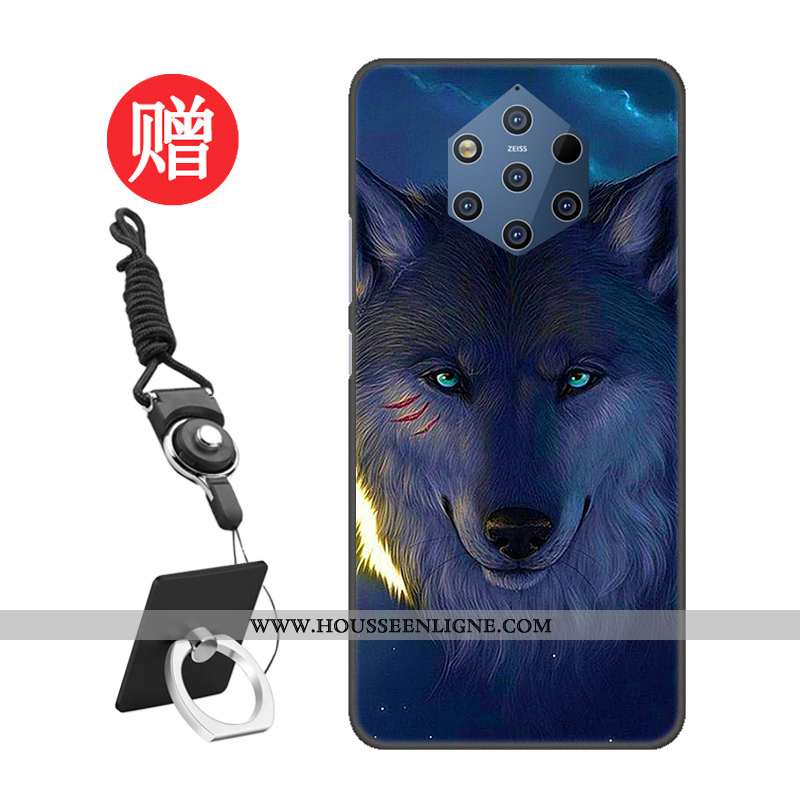 Housse Nokia 9 Pureview Protection Tempérer Gris Pu Modèle Membrane Étui