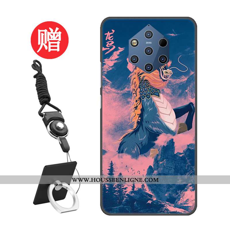 Housse Nokia 9 Pureview Protection Tempérer Gris Pu Modèle Membrane Étui