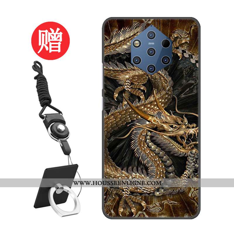 Housse Nokia 9 Pureview Protection Tempérer Gris Pu Modèle Membrane Étui