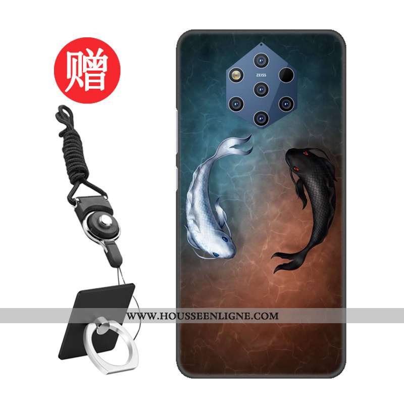 Housse Nokia 9 Pureview Protection Tempérer Gris Pu Modèle Membrane Étui