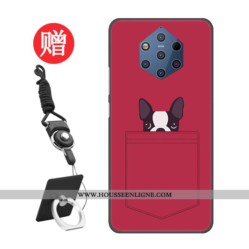 Housse Nokia 9 Pureview Protection Tempérer Gris Pu Modèle Membrane Étui