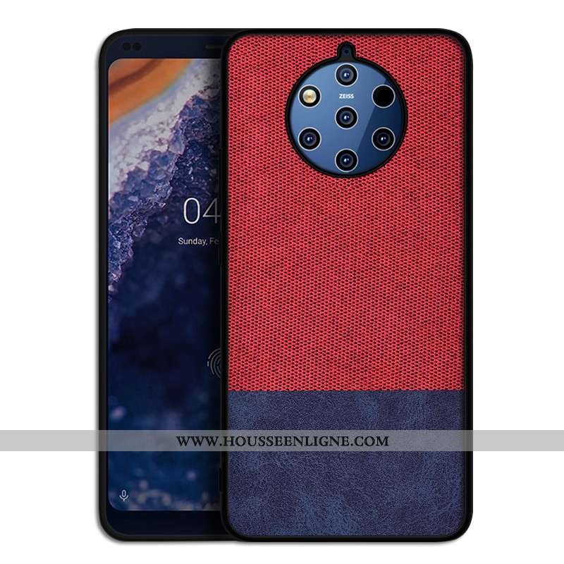 Housse Nokia 9 Pureview Silicone Protection Tendance Tout Compris Coque Personnalité Étui Rouge