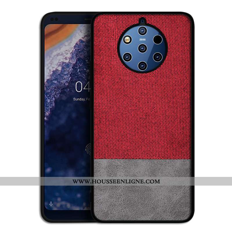Housse Nokia 9 Pureview Silicone Protection Tendance Tout Compris Coque Personnalité Étui Rouge