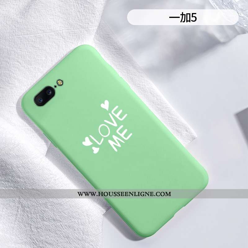 Housse Oneplus 5 Protection Créatif Amour Silicone Téléphone Portable Tendance Étui Jaune