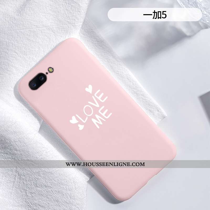 Housse Oneplus 5 Protection Créatif Amour Silicone Téléphone Portable Tendance Étui Jaune
