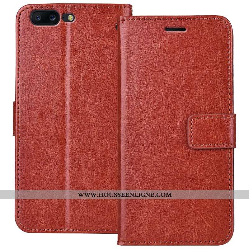 Housse Oneplus 5 Protection Portefeuille Tout Compris Téléphone Portable Étui Fluide Doux Rose