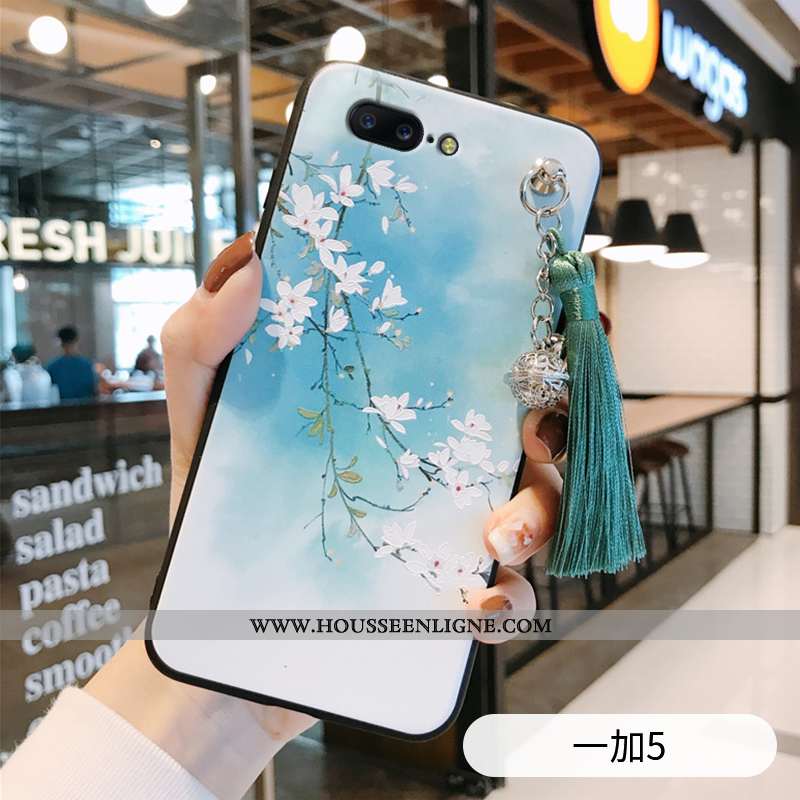 Housse Oneplus 5 Vintage Silicone Protection Incassable Nouveau Coque Rose
