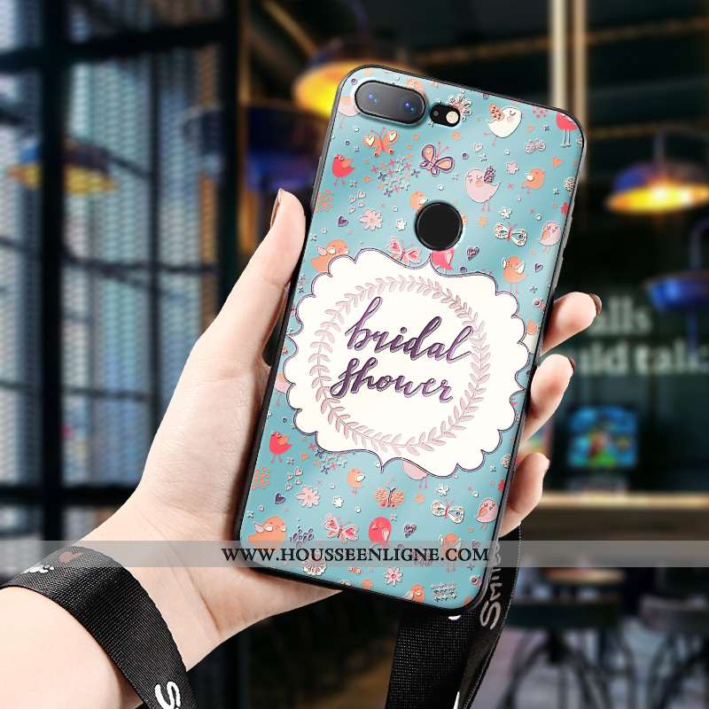 Housse Oneplus 5t Fluide Doux Silicone Rose Créatif Personnalité Art Fleur