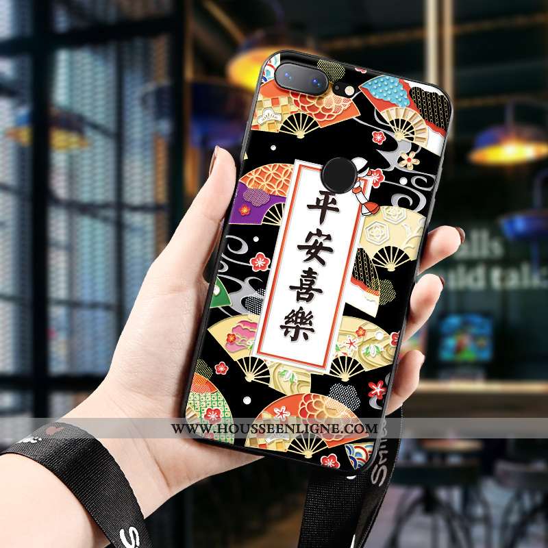 Housse Oneplus 5t Gaufrage Tendance Fluide Doux Coque Silicone Protection Incassable Rouge