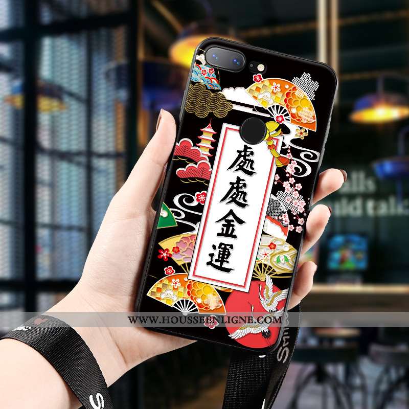 Housse Oneplus 5t Gaufrage Tendance Fluide Doux Coque Silicone Protection Incassable Rouge