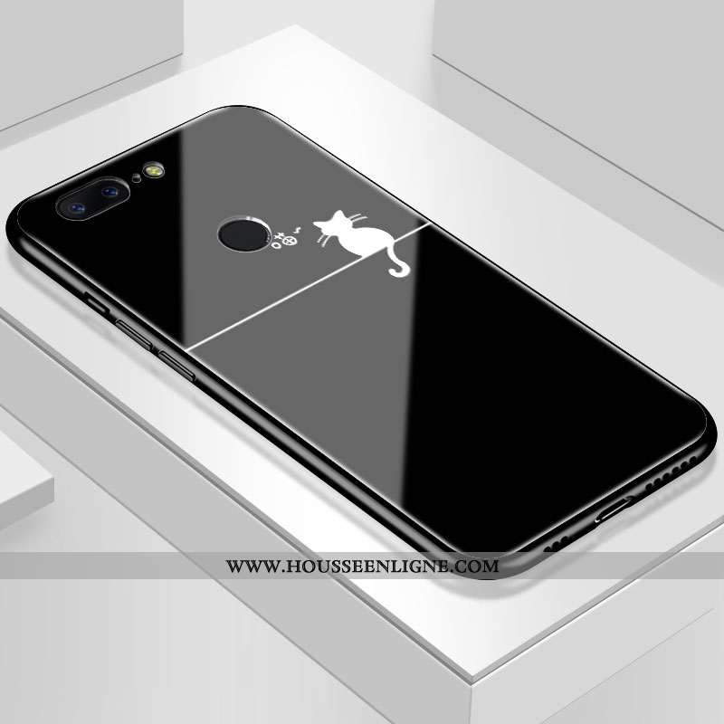 Housse Oneplus 5t Personnalité Protection Refroidissement Miroir Ciel Étoilé Verre Violet