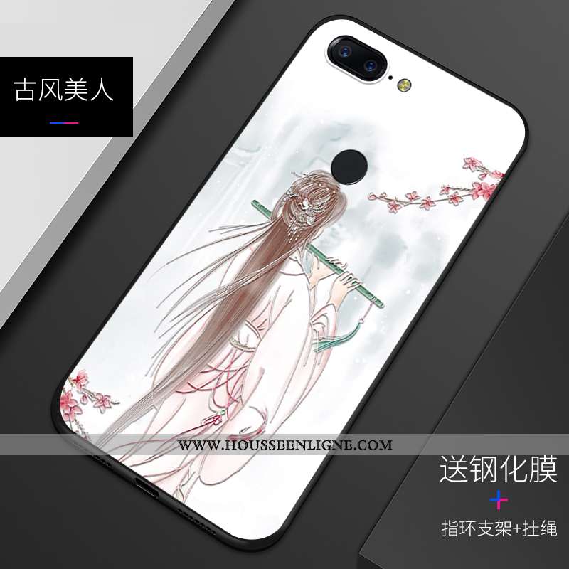 Housse Oneplus 5t Protection Délavé En Daim Téléphone Portable Gaufrage Tout Compris Personnalisé Co