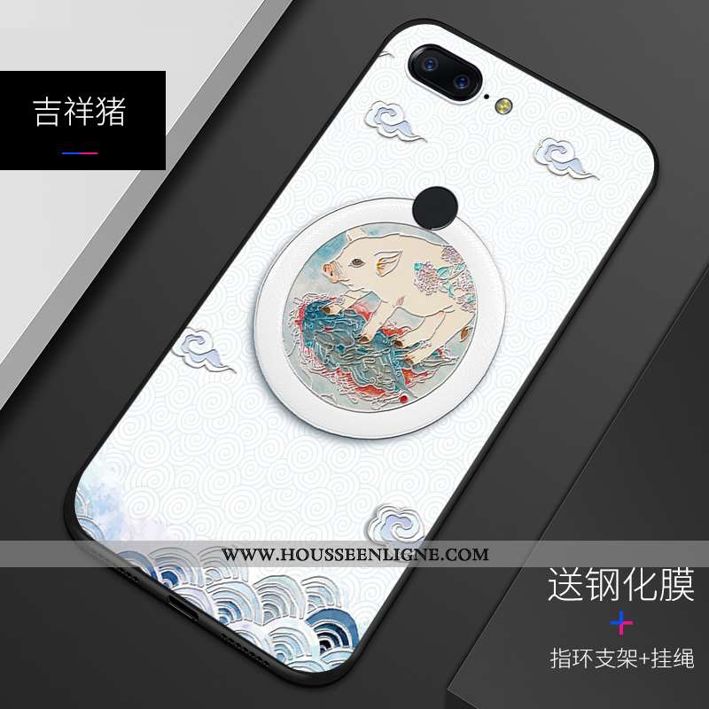 Housse Oneplus 5t Protection Délavé En Daim Téléphone Portable Gaufrage Tout Compris Personnalisé Co